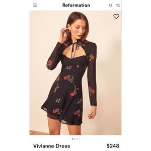 reformation roza dress
